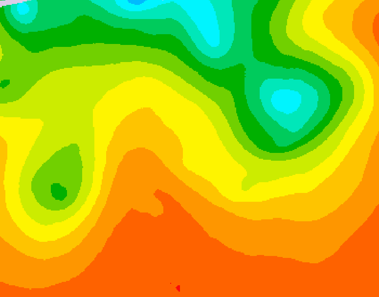 GDPS 500 millibar geopotential height 234 hour forecast chart for Canada based on 2026/06/25 0000Z data