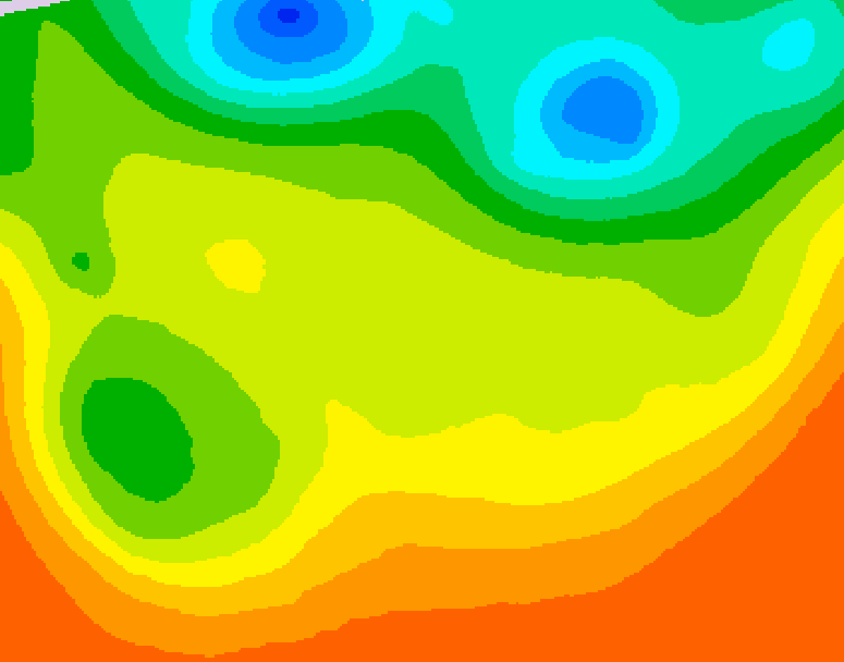 GDPS 500 millibar geopotential height 048 hour forecast chart for Canada based on 2026/06/25 1200Z data
