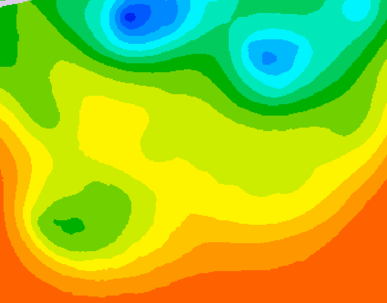 GDPS 500 millibar geopotential height 060 hour forecast chart for Canada based on 2026/06/25 1200Z data
