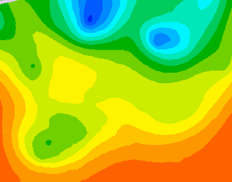 GDPS 500 millibar geopotential height 072 hour forecast chart for Canada based on 2026/06/25 1200Z data