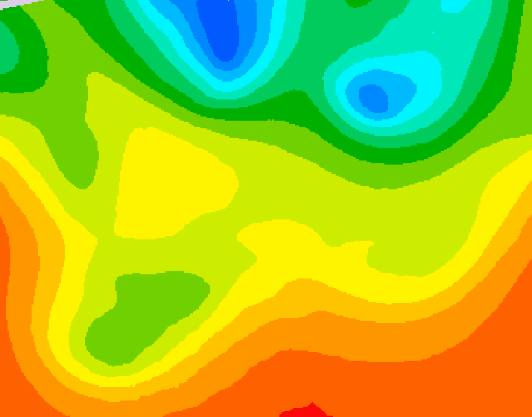 GDPS 500 millibar geopotential height 078 hour forecast chart for Canada based on 2026/06/25 1200Z data