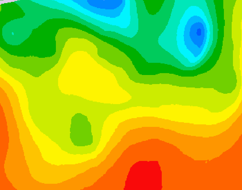 GDPS 500 millibar geopotential height 108 hour forecast chart for Canada based on 2026/06/25 1200Z data