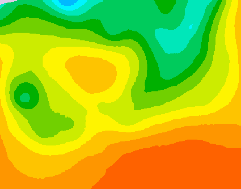 GDPS 500 millibar geopotential height 156 hour forecast chart for Canada based on 2026/06/25 1200Z data