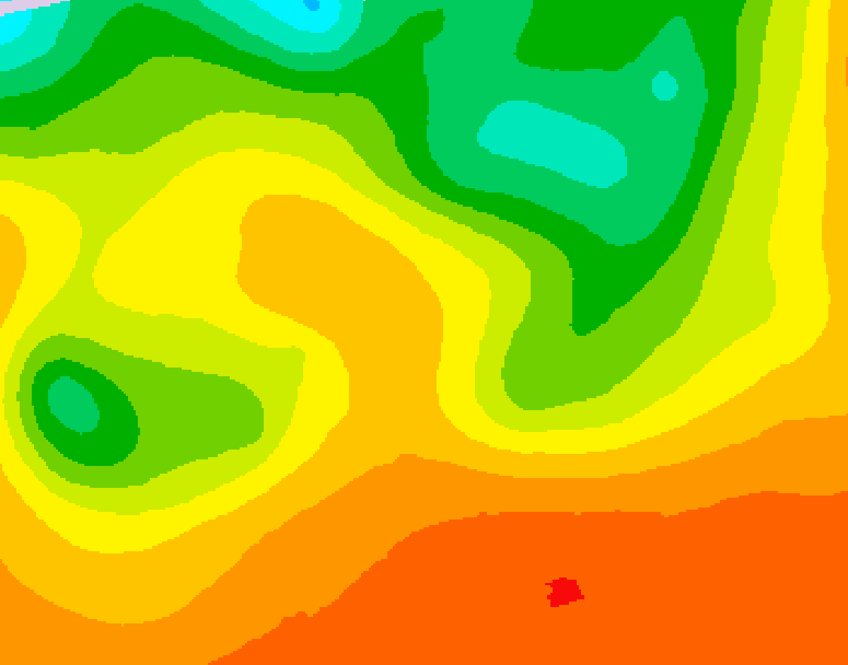 GDPS 500 millibar geopotential height 174 hour forecast chart for Canada based on 2026/06/25 1200Z data