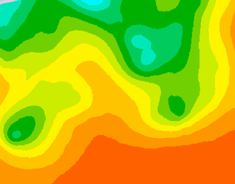 GDPS 500 millibar geopotential height 192 hour forecast chart for Canada based on 2026/06/25 1200Z data