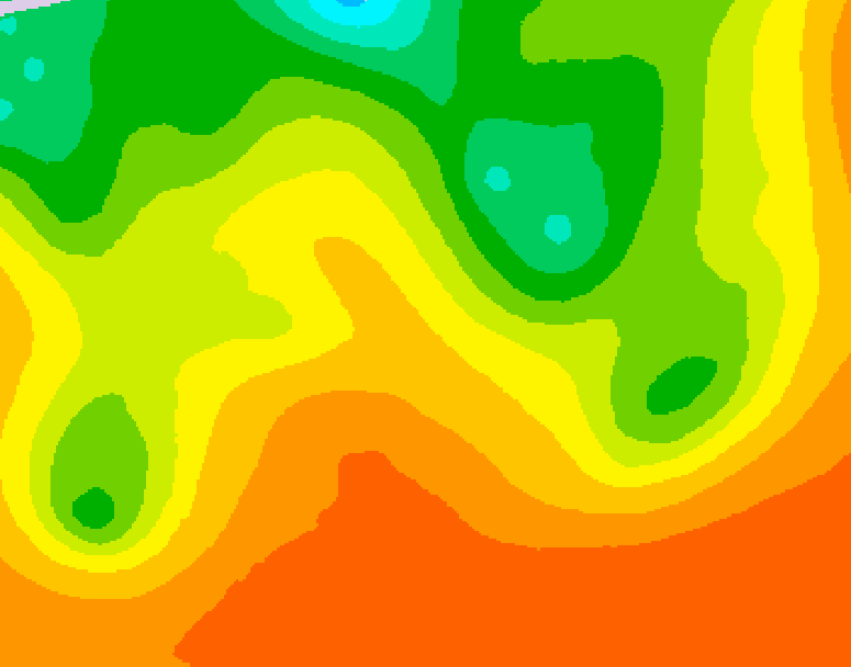 GDPS 500 millibar geopotential height 204 hour forecast chart for Canada based on 2026/06/25 1200Z data