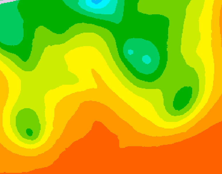 GDPS 500 millibar geopotential height 210 hour forecast chart for Canada based on 2026/06/25 1200Z data