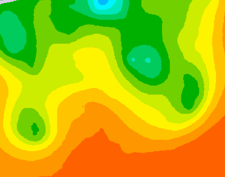 GDPS 500 millibar geopotential height 216 hour forecast chart for Canada based on 2026/06/25 1200Z data