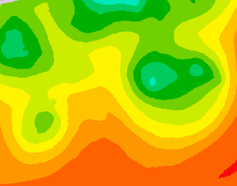 GDPS 500 millibar geopotential height 234 hour forecast chart for Canada based on 2026/06/25 1200Z data