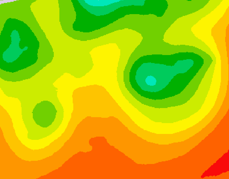GDPS 500 millibar geopotential height 240 hour forecast chart for Canada based on 2026/06/25 1200Z data