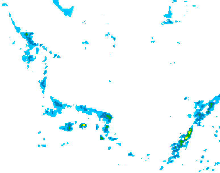 GDPS precipitation 072 hour forecast chart for Canada based on 2026/06/25 1200Z data