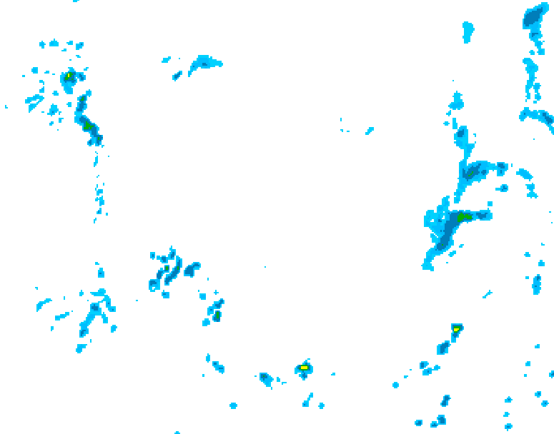 GDPS precipitation 210 hour forecast chart for Canada based on 2026/06/25 1200Z data