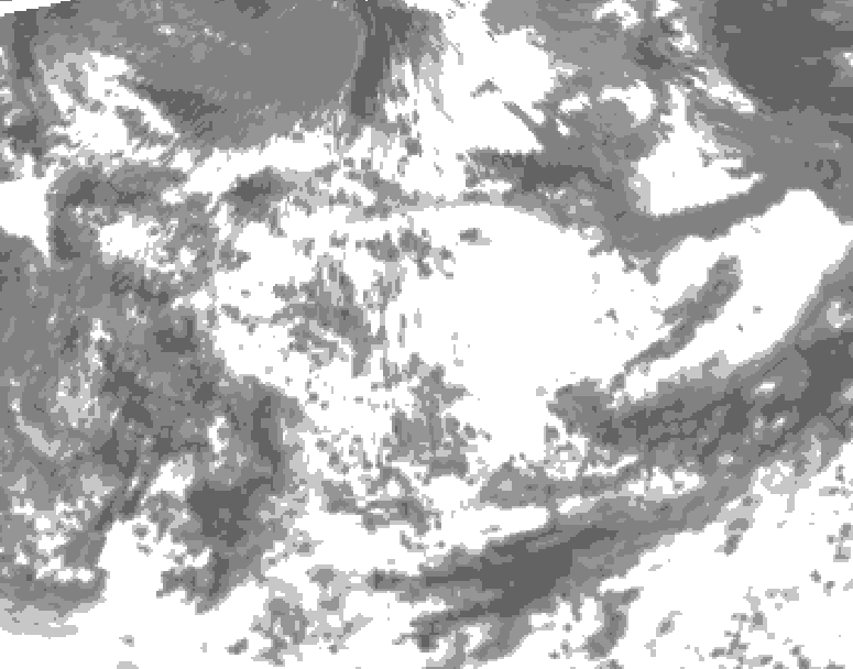 GDPS total cloud 048 hour forecast chart for Canada based on 2026/06/25 0000Z data