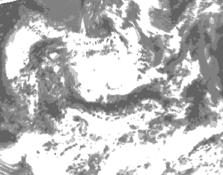 GDPS total cloud 156 hour forecast chart for Canada based on 2026/06/25 1200Z data