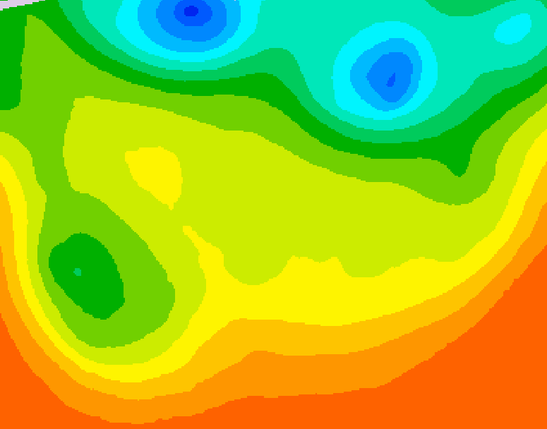 GDPS 500 millibar geopotential height 036 hour forecast chart for Canada based on 2026/06/26 0000Z data