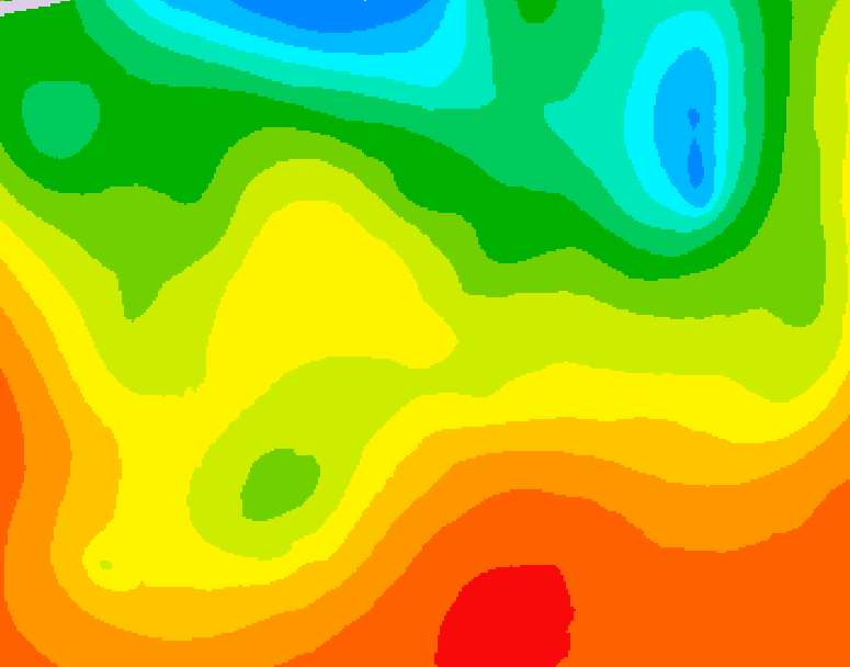GDPS 500 millibar geopotential height 096 hour forecast chart for Canada based on 2026/06/26 0000Z data