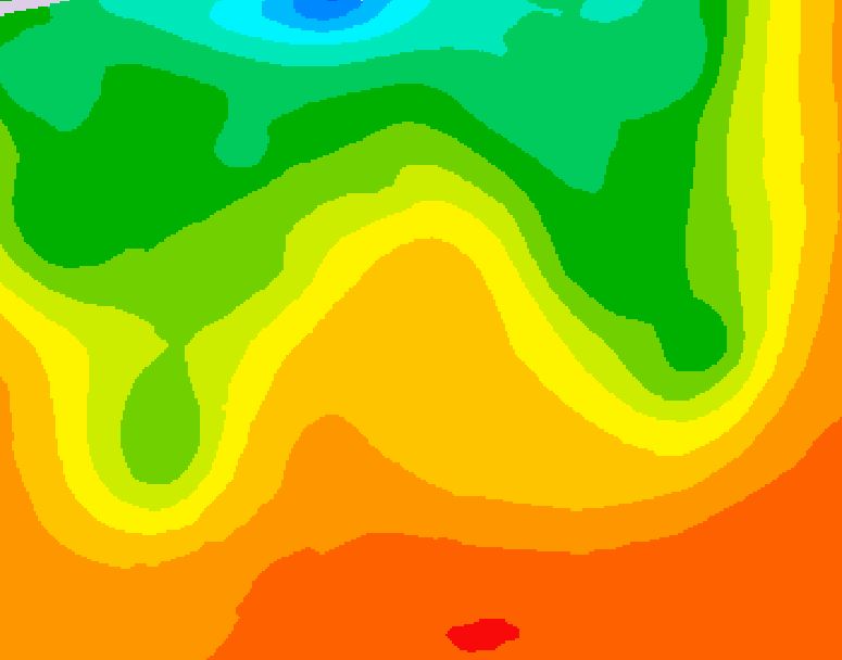 GDPS 500 millibar geopotential height 192 hour forecast chart for Canada based on 2026/06/26 0000Z data