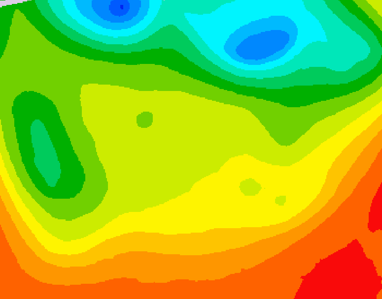 GDPS 500 millibar geopotential height 006 hour forecast chart for Canada based on 2026/06/26 1200Z data
