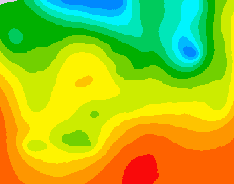 GDPS 500 millibar geopotential height 084 hour forecast chart for Canada based on 2026/06/26 1200Z data