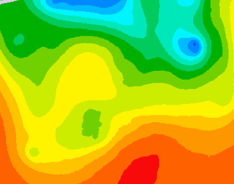 GDPS 500 millibar geopotential height 090 hour forecast chart for Canada based on 2026/06/26 1200Z data