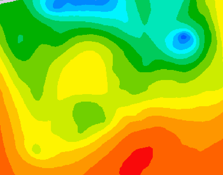 GDPS 500 millibar geopotential height 096 hour forecast chart for Canada based on 2026/06/26 1200Z data