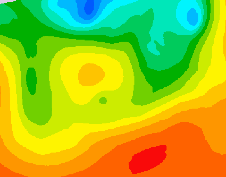 GDPS 500 millibar geopotential height 126 hour forecast chart for Canada based on 2026/06/26 1200Z data