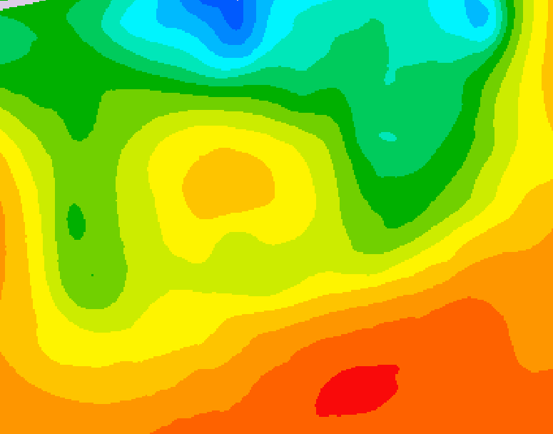 GDPS 500 millibar geopotential height 132 hour forecast chart for Canada based on 2026/06/26 1200Z data