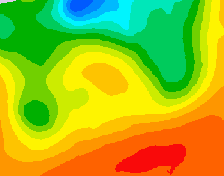 GDPS 500 millibar geopotential height 150 hour forecast chart for Canada based on 2026/06/26 1200Z data