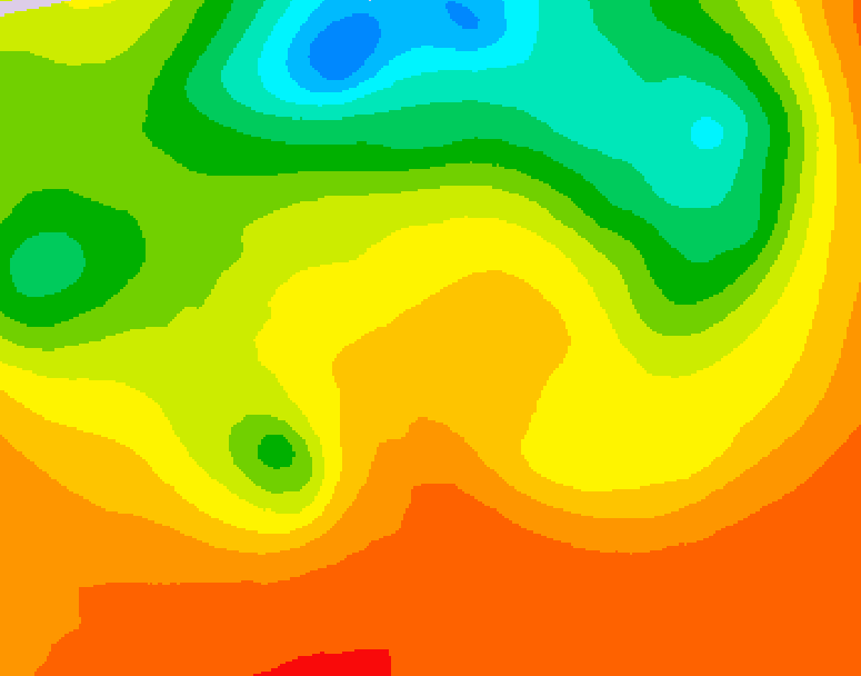 GDPS 500 millibar geopotential height 198 hour forecast chart for Canada based on 2026/06/26 1200Z data