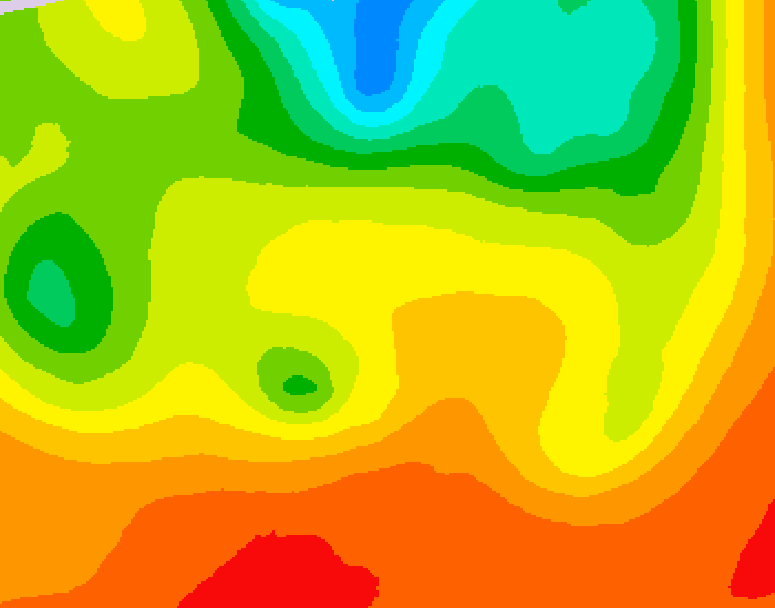 GDPS 500 millibar geopotential height 222 hour forecast chart for Canada based on 2026/06/26 1200Z data