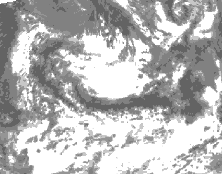 GDPS total cloud 144 hour forecast chart for Canada based on 2026/06/26 0000Z data