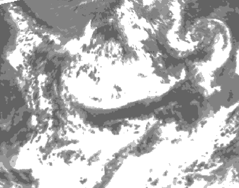 GDPS total cloud 114 hour forecast chart for Canada based on 2026/06/26 1200Z data