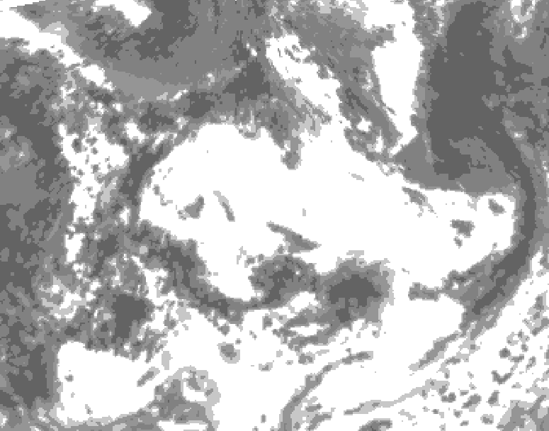 GDPS total cloud 168 hour forecast chart for Canada based on 2026/06/26 1200Z data