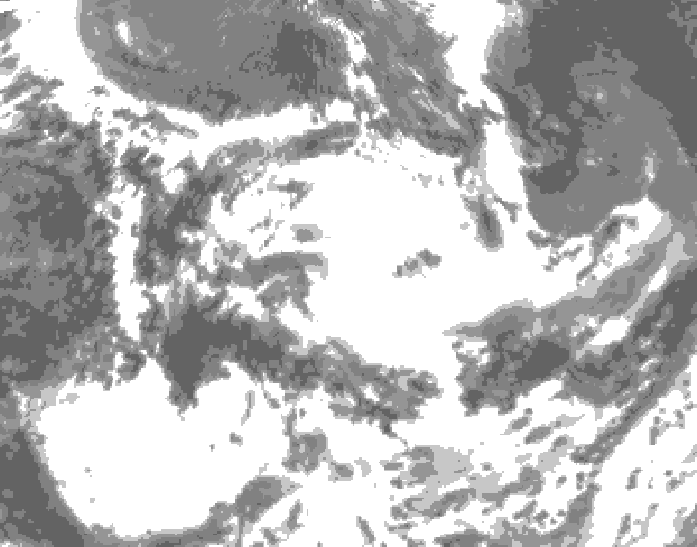 GDPS total cloud 192 hour forecast chart for Canada based on 2026/06/26 1200Z data