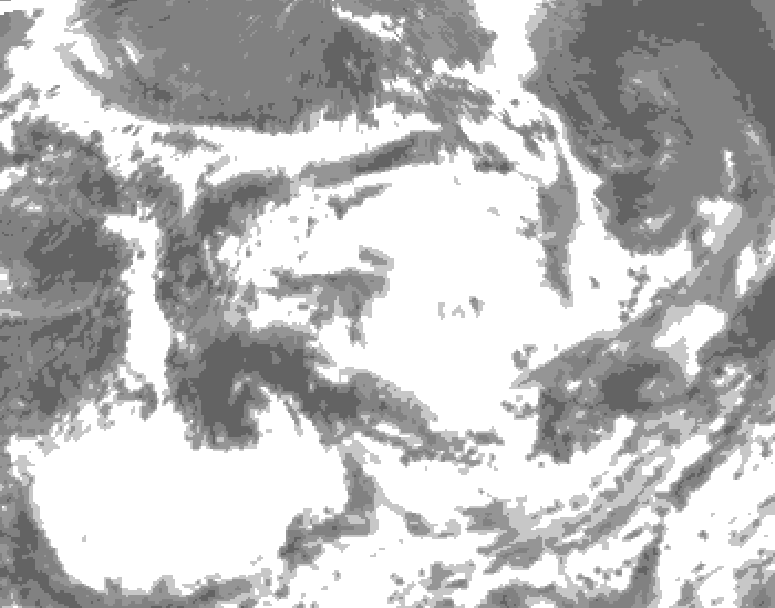 GDPS total cloud 198 hour forecast chart for Canada based on 2026/06/26 1200Z data