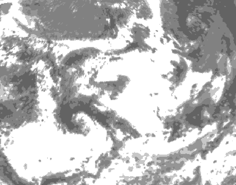 GDPS total cloud 204 hour forecast chart for Canada based on 2026/06/26 1200Z data
