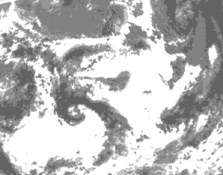 GDPS total cloud 210 hour forecast chart for Canada based on 2026/06/26 1200Z data