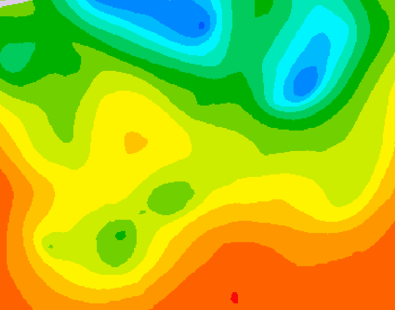 GDPS 500 millibar geopotential height 060 hour forecast chart for Canada based on 2026/06/27 0000Z data