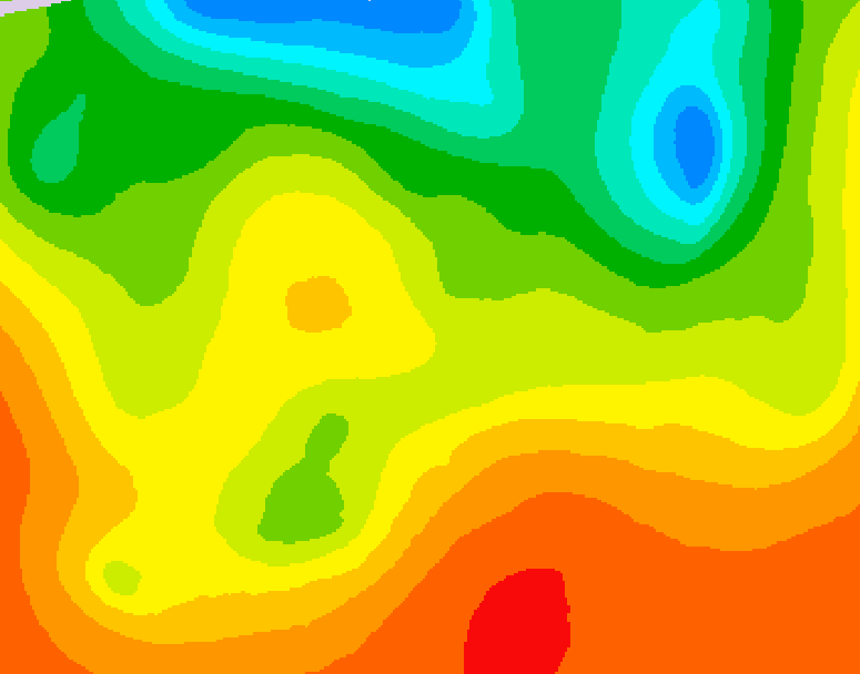 GDPS 500 millibar geopotential height 072 hour forecast chart for Canada based on 2026/06/27 0000Z data