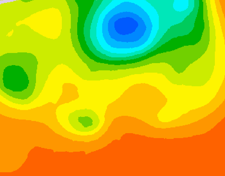 GDPS 500 millibar geopotential height 216 hour forecast chart for Canada based on 2026/06/27 0000Z data
