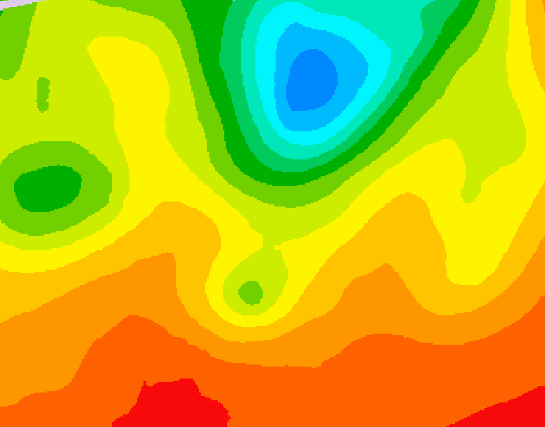 GDPS 500 millibar geopotential height 240 hour forecast chart for Canada based on 2026/06/27 0000Z data