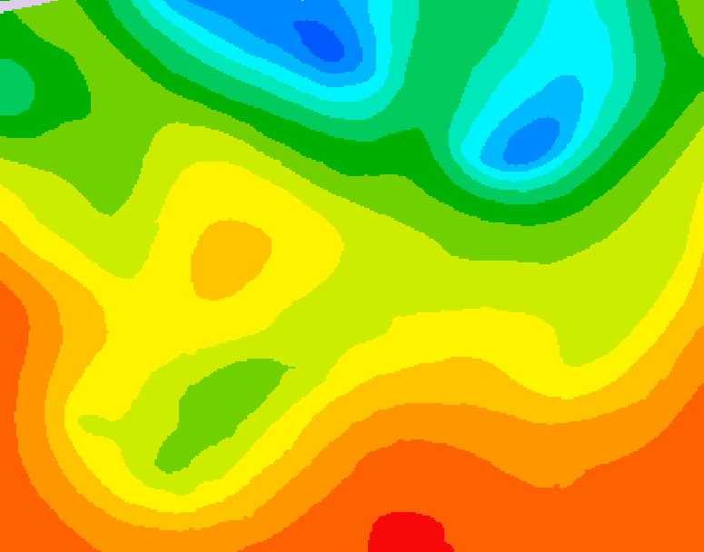 GDPS 500 millibar geopotential height 042 hour forecast chart for Canada based on 2026/06/27 1200Z data
