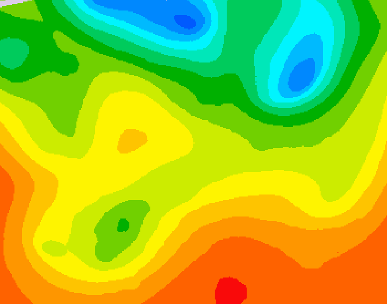 GDPS 500 millibar geopotential height 048 hour forecast chart for Canada based on 2026/06/27 1200Z data