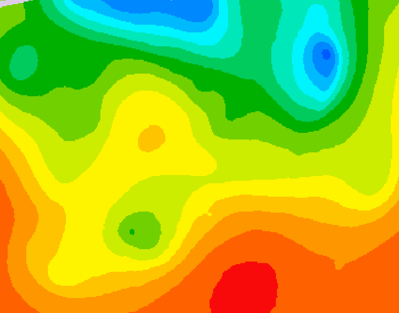 GDPS 500 millibar geopotential height 060 hour forecast chart for Canada based on 2026/06/27 1200Z data