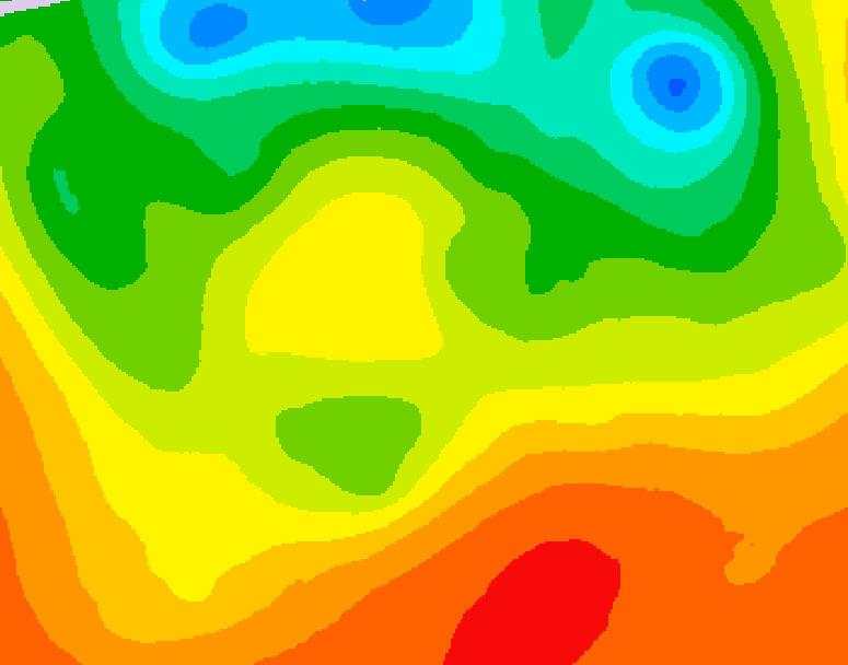 GDPS 500 millibar geopotential height 078 hour forecast chart for Canada based on 2026/06/27 1200Z data