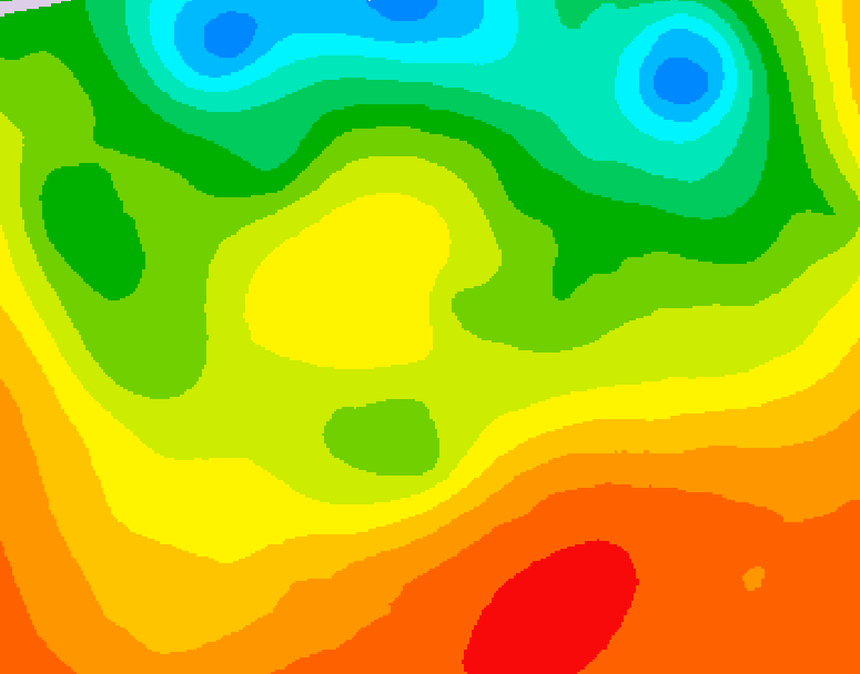 GDPS 500 millibar geopotential height 084 hour forecast chart for Canada based on 2026/06/27 1200Z data