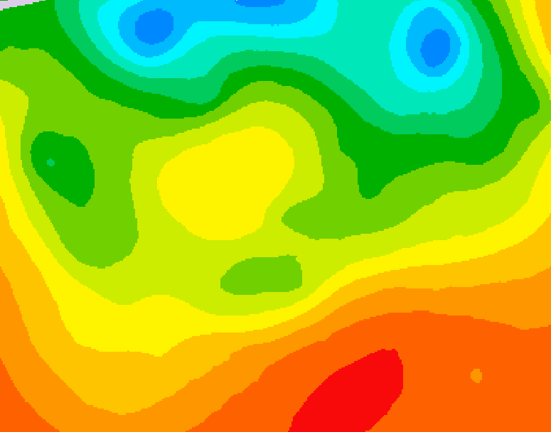 GDPS 500 millibar geopotential height 090 hour forecast chart for Canada based on 2026/06/27 1200Z data