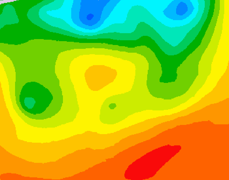 GDPS 500 millibar geopotential height 114 hour forecast chart for Canada based on 2026/06/27 1200Z data