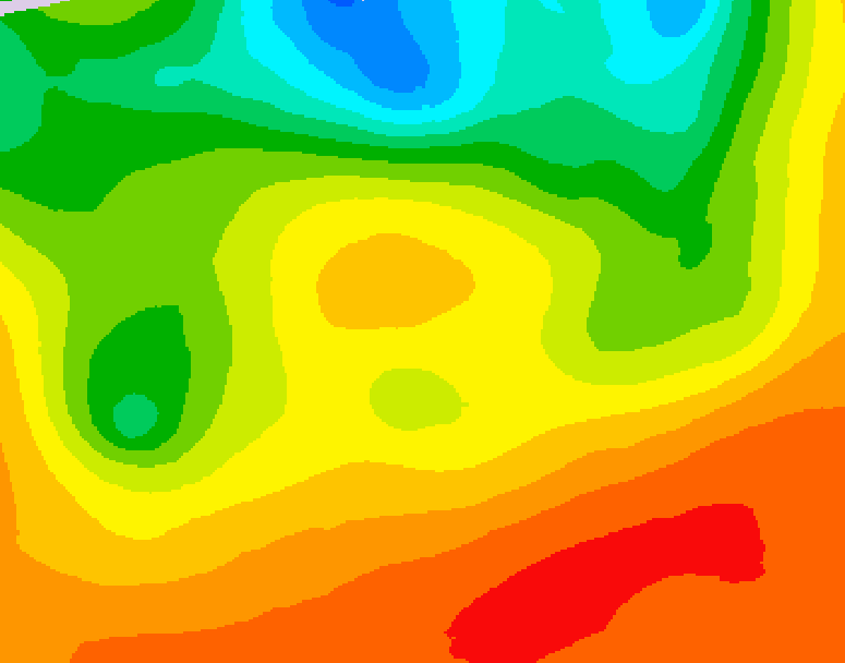 GDPS 500 millibar geopotential height 126 hour forecast chart for Canada based on 2026/06/27 1200Z data
