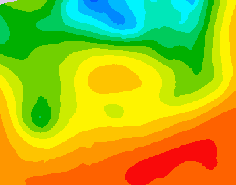 GDPS 500 millibar geopotential height 132 hour forecast chart for Canada based on 2026/06/27 1200Z data
